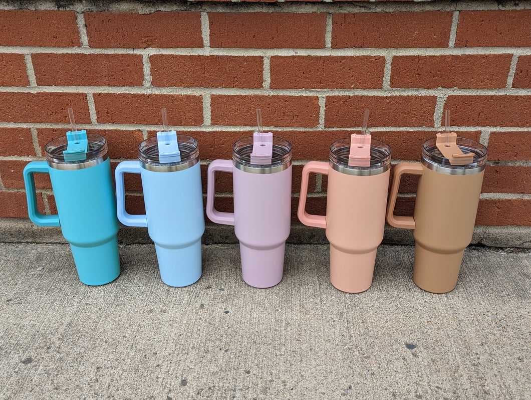 40 Oz Handle Tumbler Dupe - Blank
